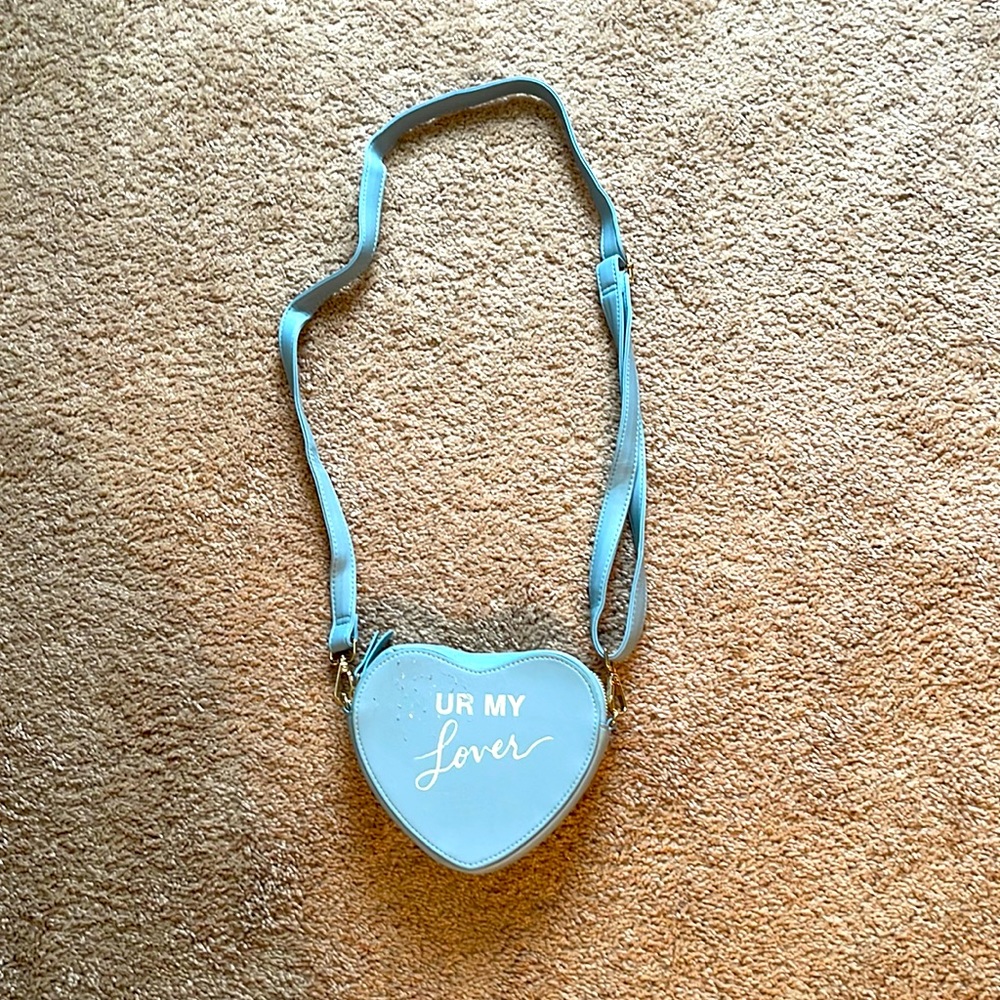 Taylor Swift Lover Heart Blue Purse